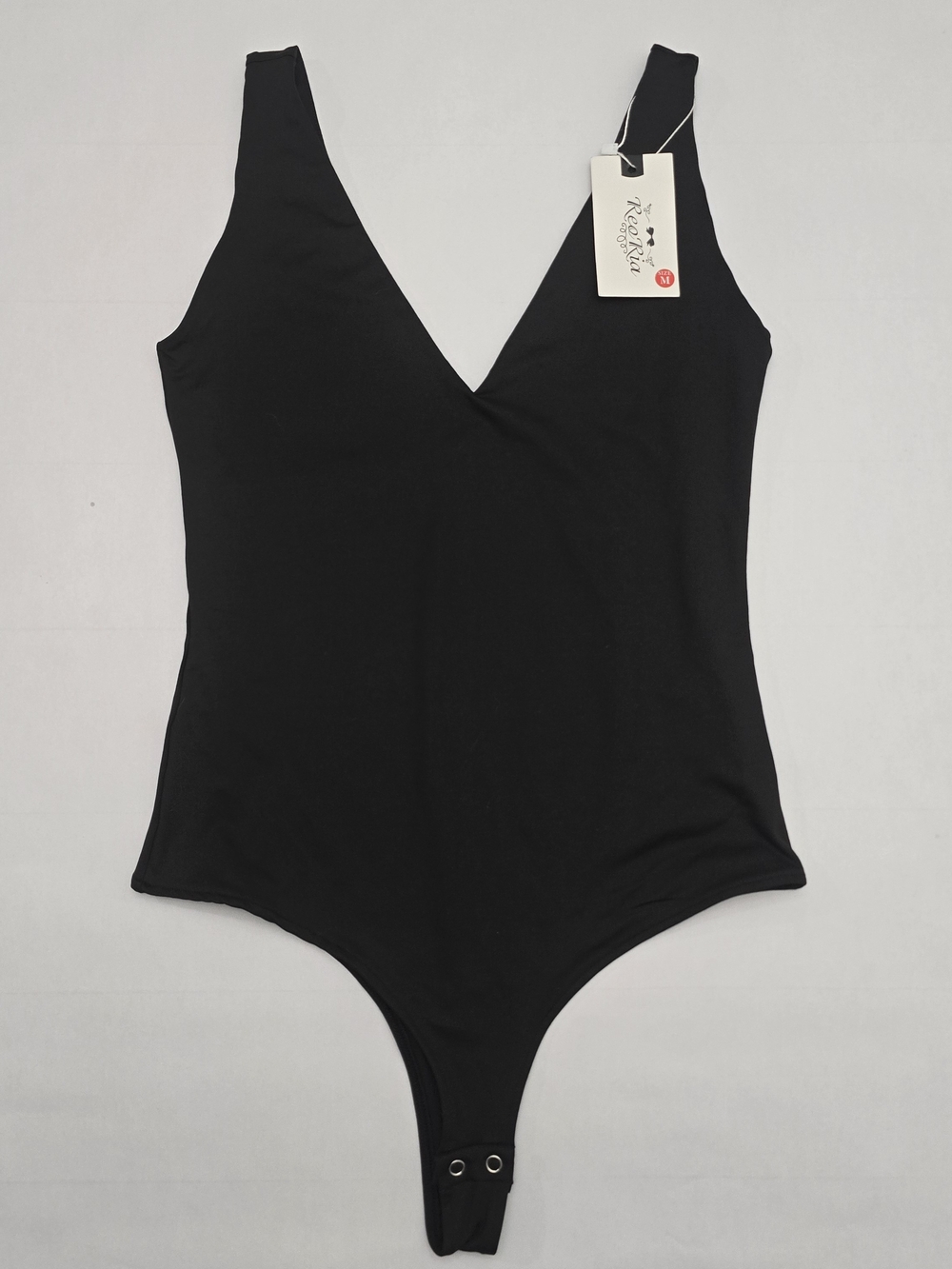 REORIA Butsmooth Women's V Neck Backless Bodysuits